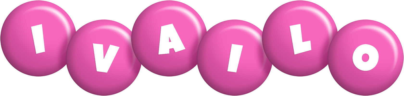 Ivailo candy-pink logo