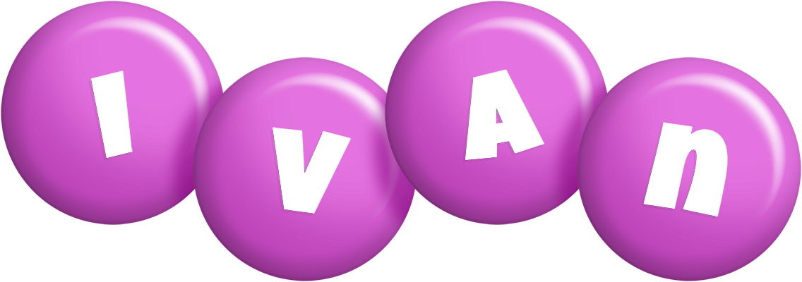 Ivan candy-purple logo