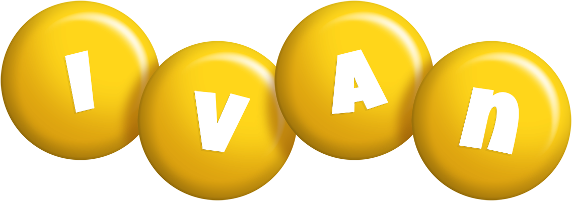 Ivan candy-yellow logo