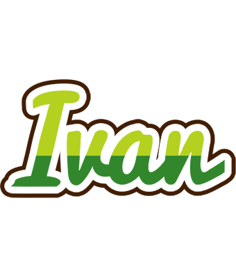 Ivan golfing logo