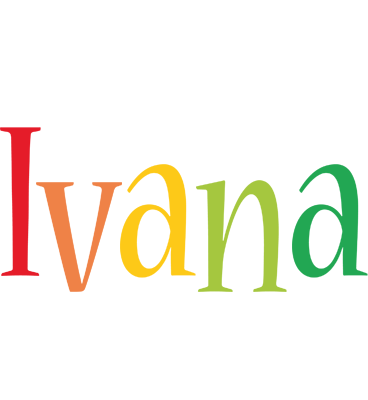 Ivana birthday logo