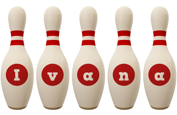 Ivana bowling-pin logo