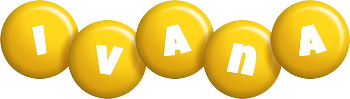 Ivana candy-yellow logo