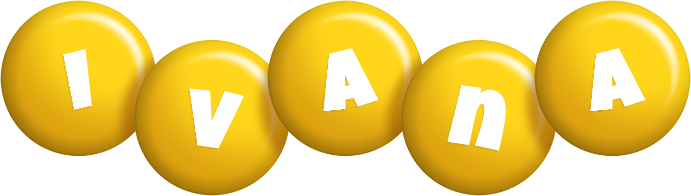 Ivana candy-yellow logo