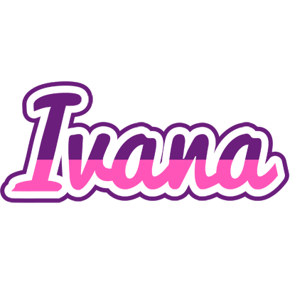 Ivana cheerful logo