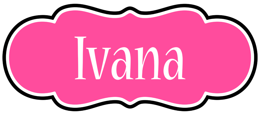 Ivana invitation logo