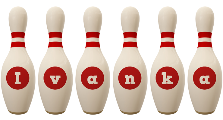 Ivanka bowling-pin logo