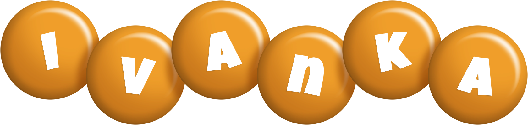 Ivanka candy-orange logo