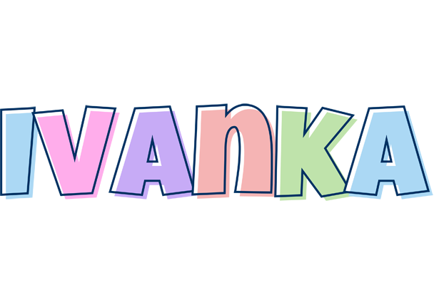 Ivanka pastel logo