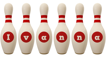 Ivanna bowling-pin logo