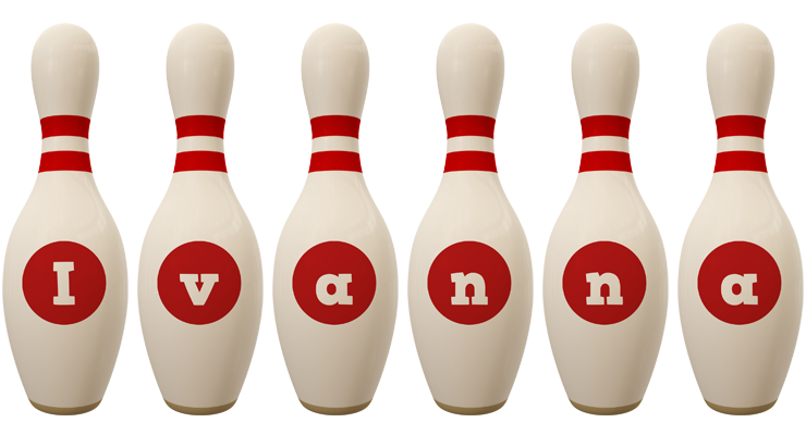 Ivanna bowling-pin logo