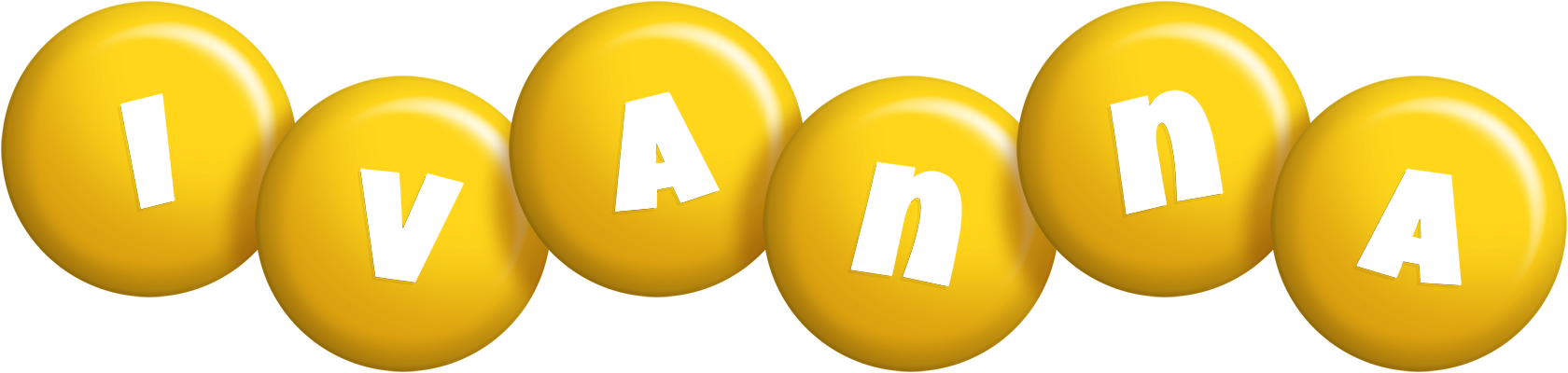 Ivanna candy-yellow logo