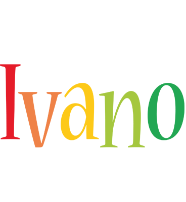 Ivano birthday logo