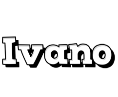 Ivano snowing logo