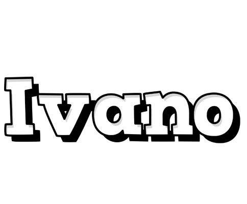 Ivano snowing logo