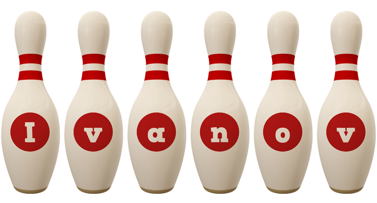 Ivanov bowling-pin logo
