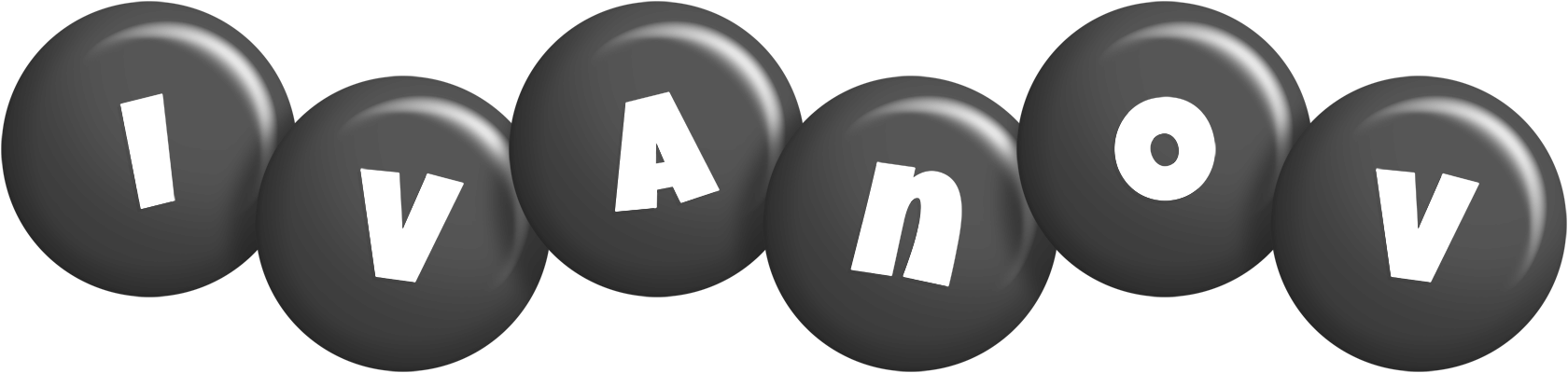 Ivanov candy-black logo