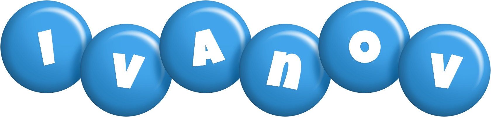 Ivanov candy-blue logo