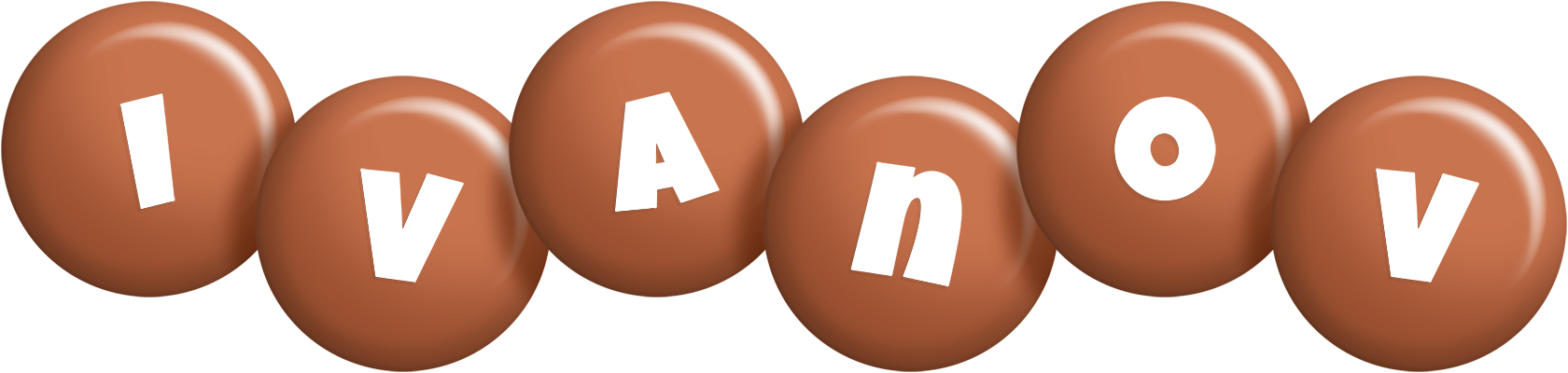 Ivanov candy-brown logo