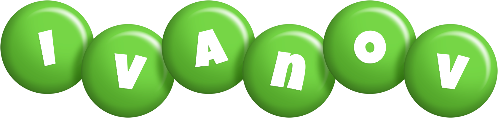 Ivanov candy-green logo