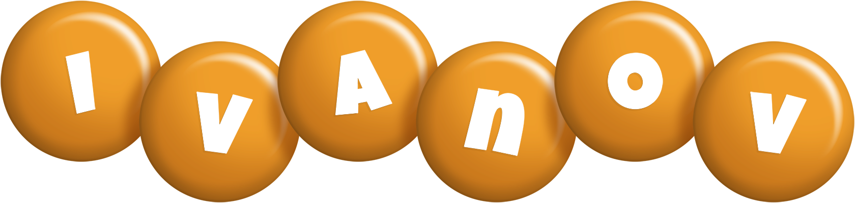 Ivanov candy-orange logo