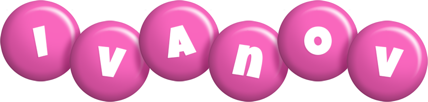 Ivanov candy-pink logo