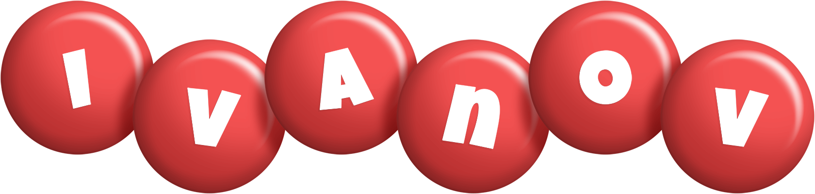 Ivanov candy-red logo