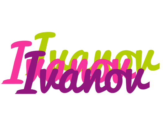 Ivanov flowers logo