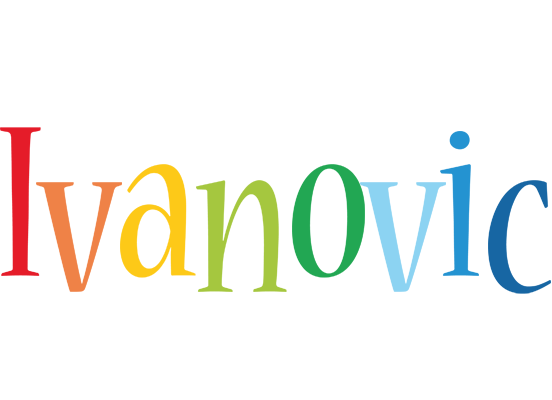 Ivanovic birthday logo