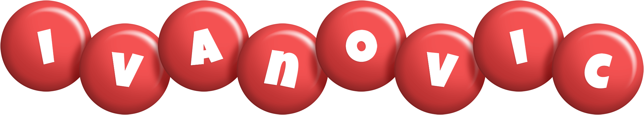 Ivanovic candy-red logo