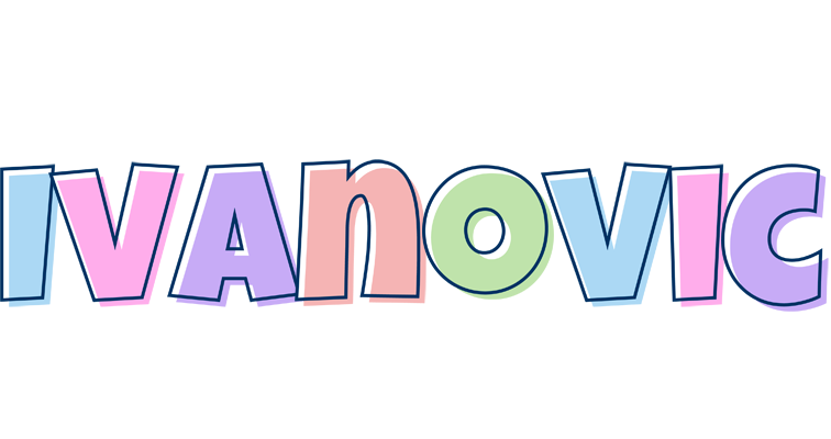 Ivanovic pastel logo