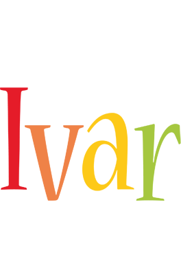 Ivar birthday logo