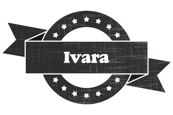 Ivara grunge logo