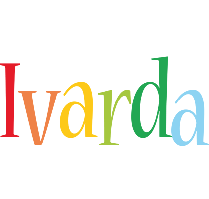 Ivarda birthday logo