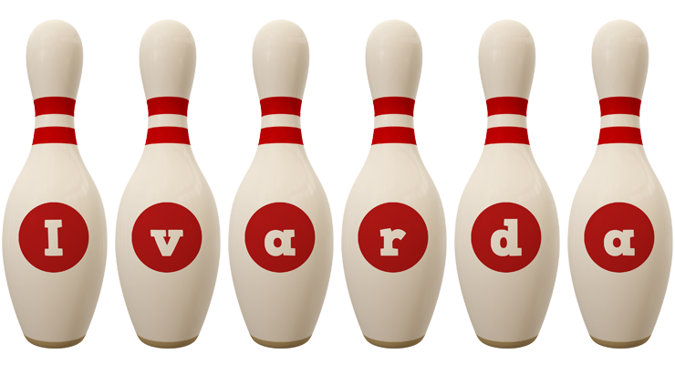 Ivarda bowling-pin logo