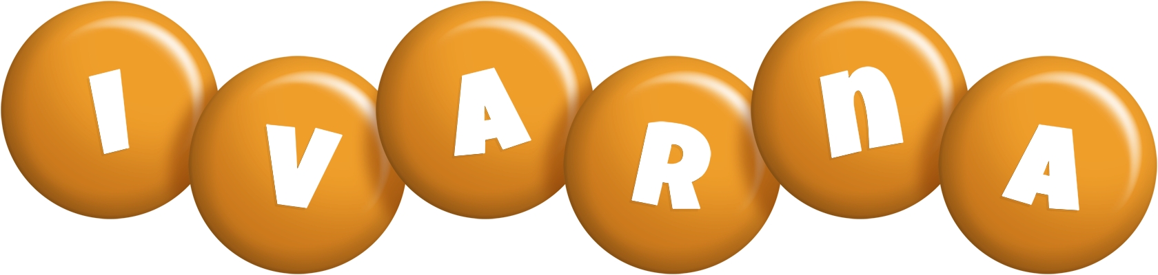 Ivarna candy-orange logo