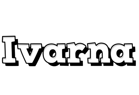 Ivarna snowing logo