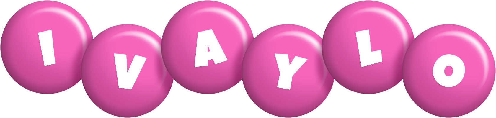 Ivaylo candy-pink logo