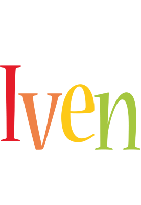 Iven birthday logo