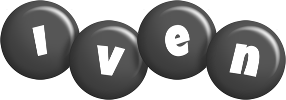 Iven candy-black logo
