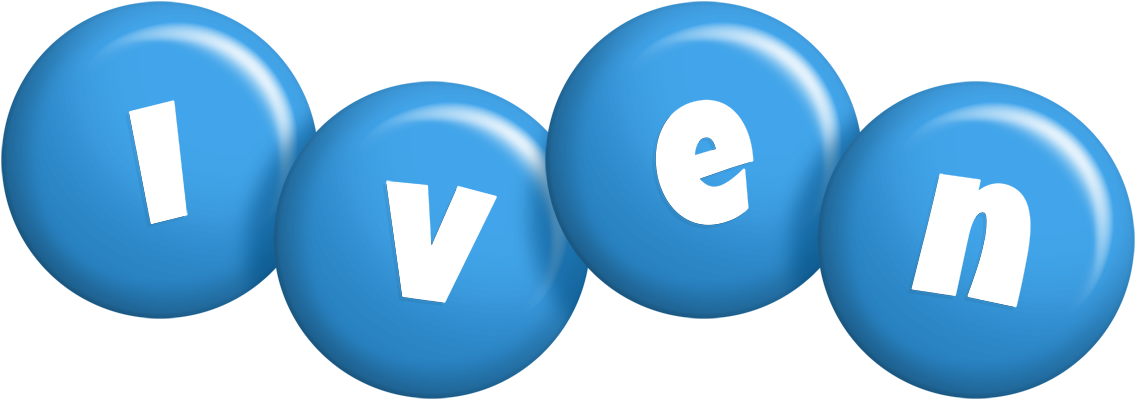 Iven candy-blue logo