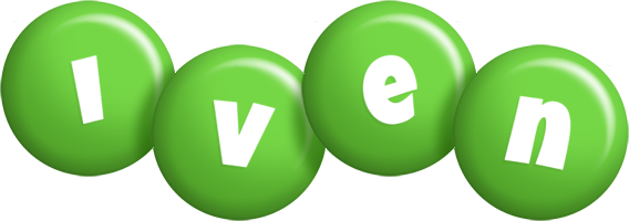 Iven candy-green logo