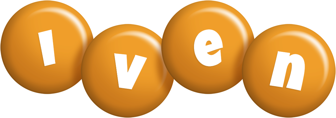 Iven candy-orange logo