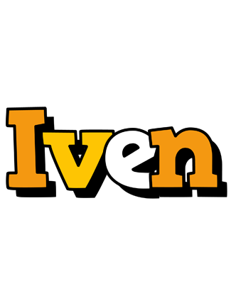 Iven cartoon logo