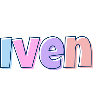 Iven pastel logo