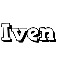 Iven snowing logo