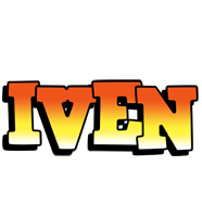 Iven sunset logo
