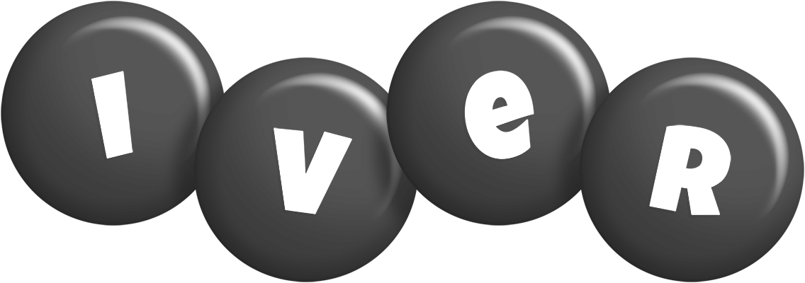 Iver candy-black logo