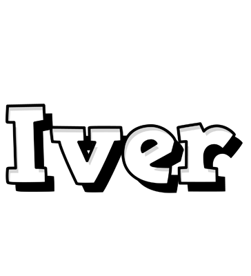 Iver snowing logo