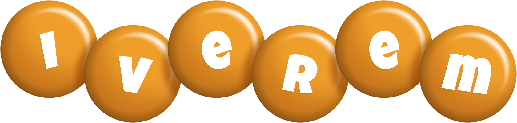 Iverem candy-orange logo